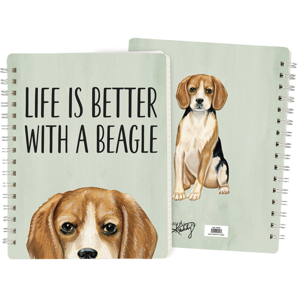 NEW Spiral Notebook - Beagle - 108027 – Starboard Home