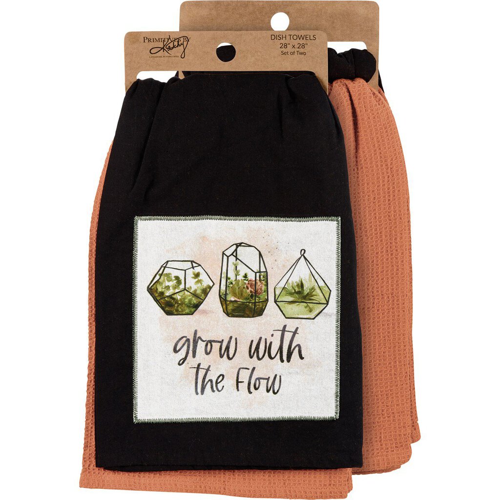 NEW Kitchen Towel Set - Grow With The Flow - 112419