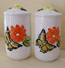 Load image into Gallery viewer, Vintage Salt &amp; Pepper Shakers - Butterfly - Japan

