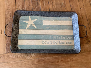 *NEW Tray - Down by the Sea - 105614b