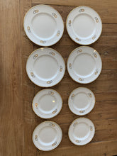 Load image into Gallery viewer, SET 8-Pc Tuscan &quot;Wedlock&quot; Fine Bone China Lucheon &amp; Dessert Plates

