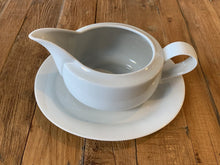 Load image into Gallery viewer, Alfoldi Porcelain Gravy Boat with Saucer
