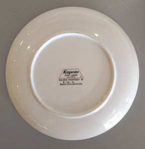 Vintage Kaysons Golden Rhapsody Bread Plate