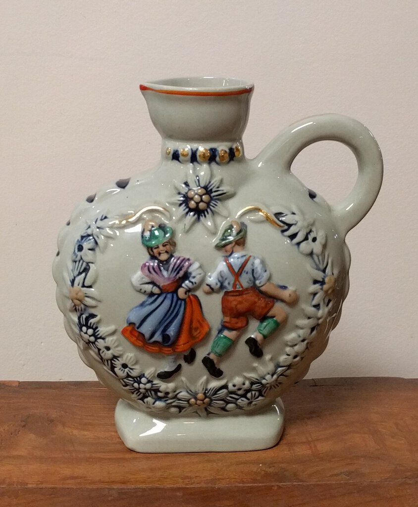 Vintage Ceramic Decanter Made in Germany