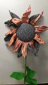 NEW 5' American Flag Sunflower