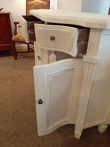 NEW Distressed White Sideboard - FR808