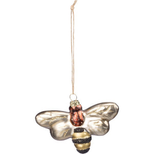 NEW Glass Ornament - Bee - 36100