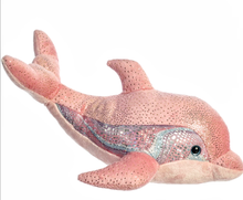 Load image into Gallery viewer, NEW Aurora Destination Nation Plush Sparkles Dolphin #80917
