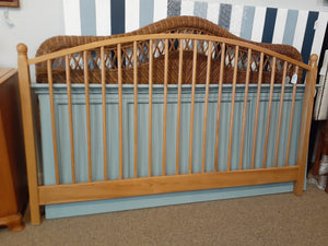 Oak King Headboard