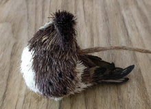 Load image into Gallery viewer, NEW Sisal Bird Ornament - Brown, Tail Feathers to Left
