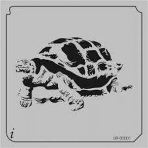 Small Turtle Animal Stencil 09-00001