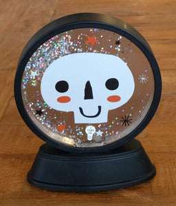 NEW Light-Up Glitter Globe - Ghost Face