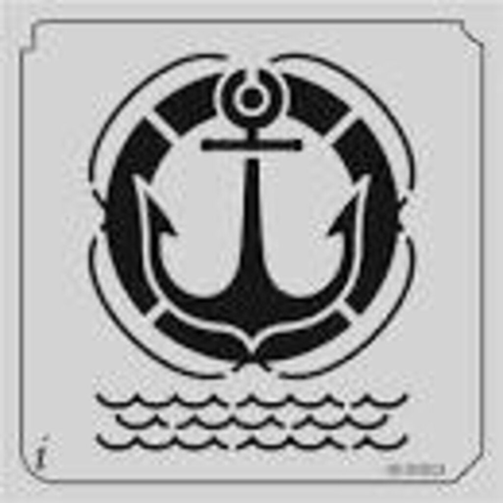 Large Anchor & Float Stencil 08-00003