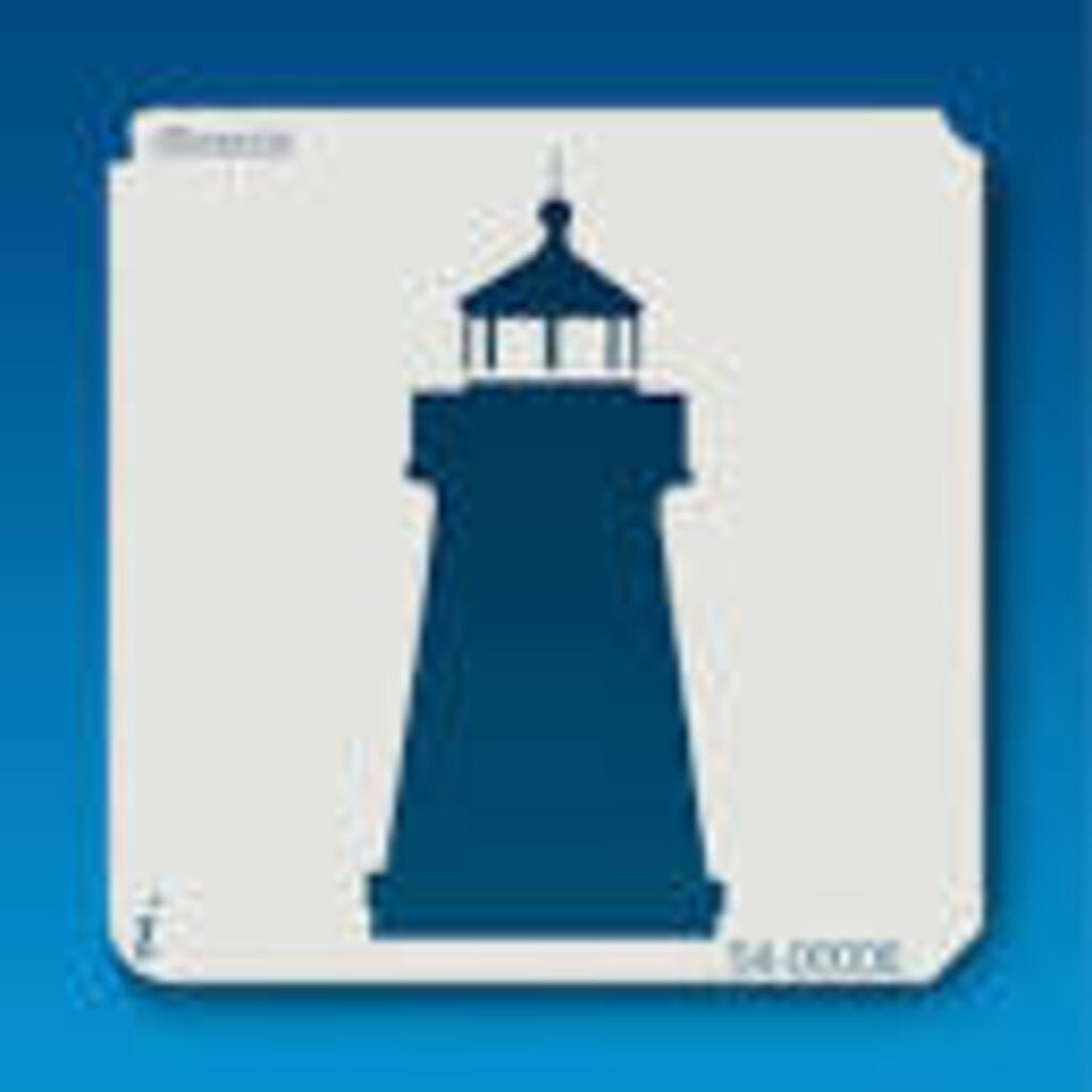 Small Lighthouse Silhouette Stencil 54-00008