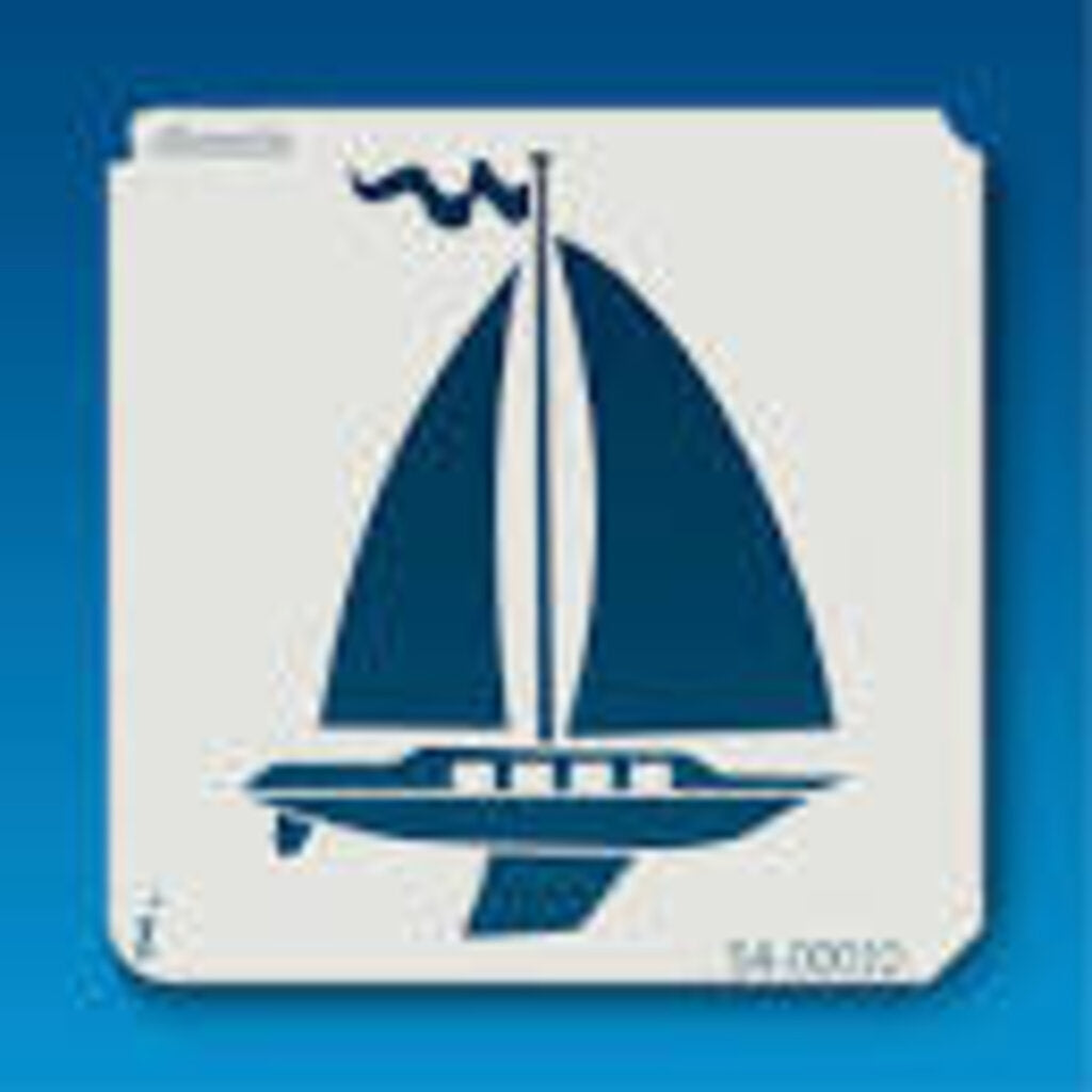Large Sailboat #2 Stencil 54-00010