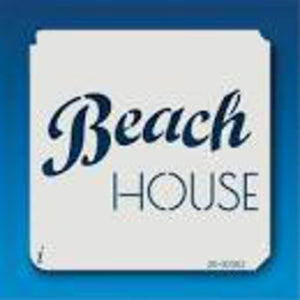 Small Beach House Stencil 26-00083