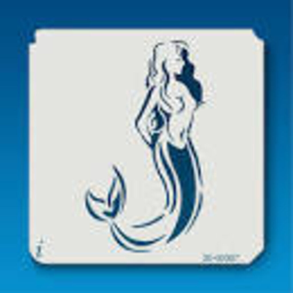 Large Side Mermaid Stencil 26-00067