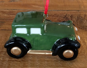 NEW Green Car Dolomite Ornament