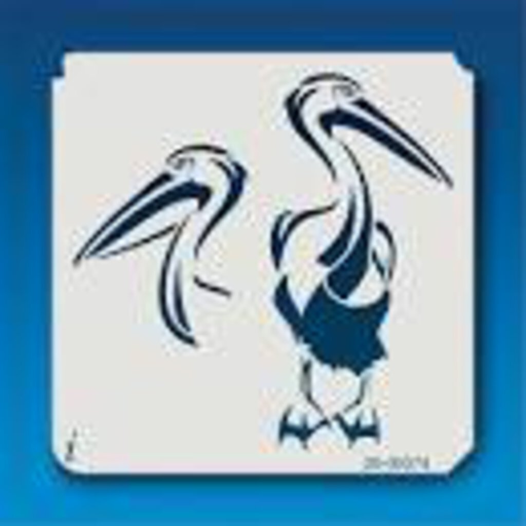 Large Pelican Stencil 26-00074