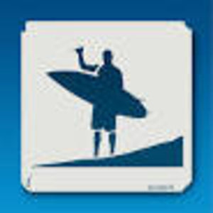 Medium Shaka Surfer Stencil 28-00079