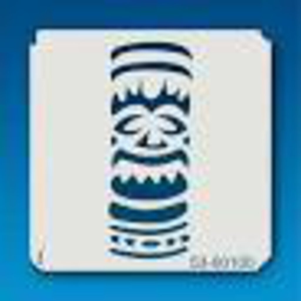 Medium Tiki Totem A Stencil 53-00100