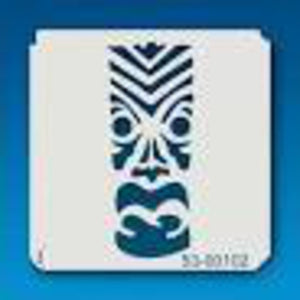 Large Tiki Totem C Stencil 53-00102