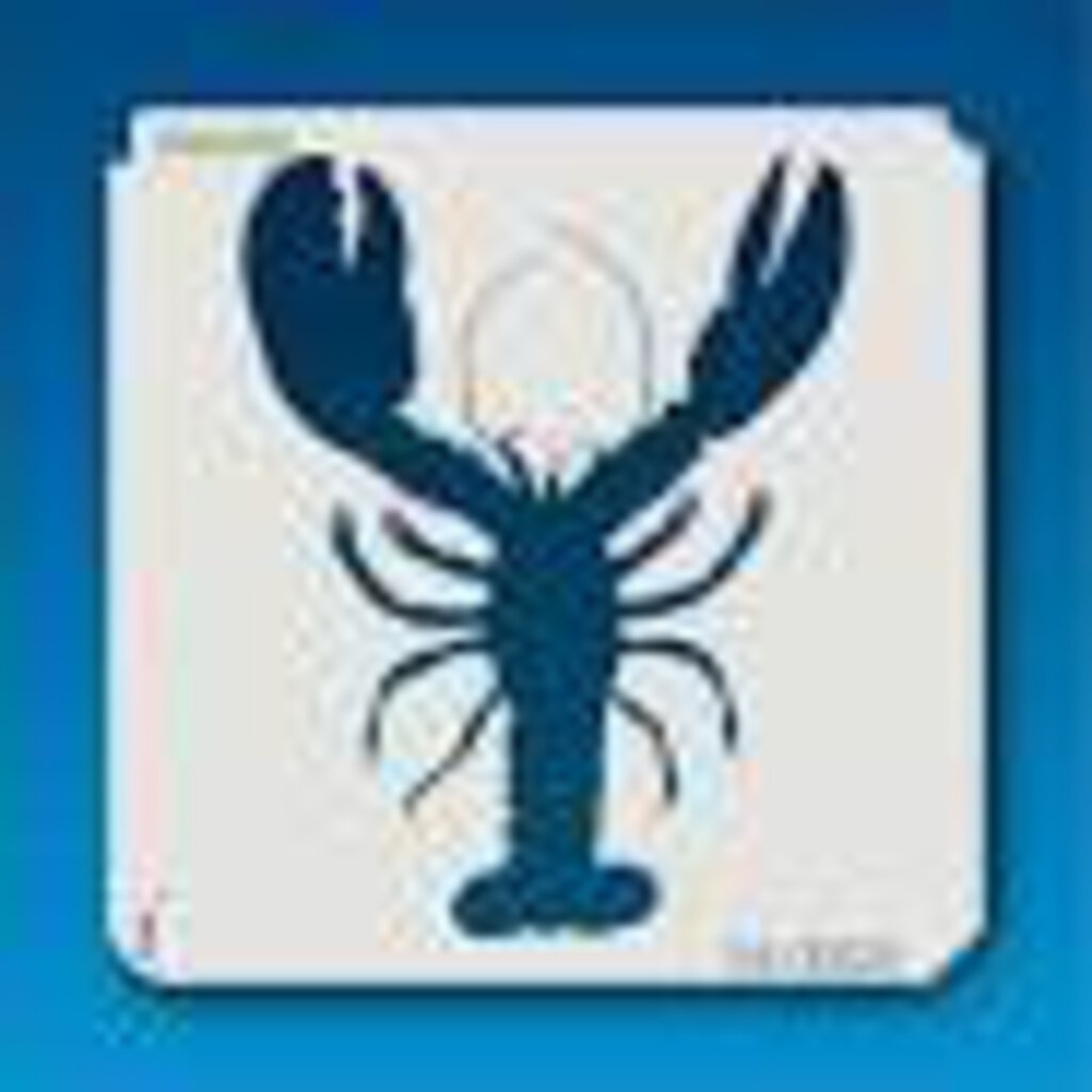 Medium Lobster Silhouette Stencil 54-00025