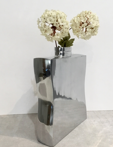 NEW Aluminum Flask Vase 4925
