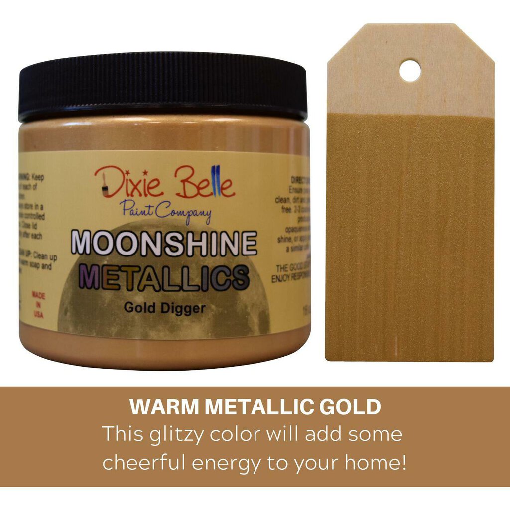 Dixie Belle Moonshine Metallics - Gold Digger - 16oz