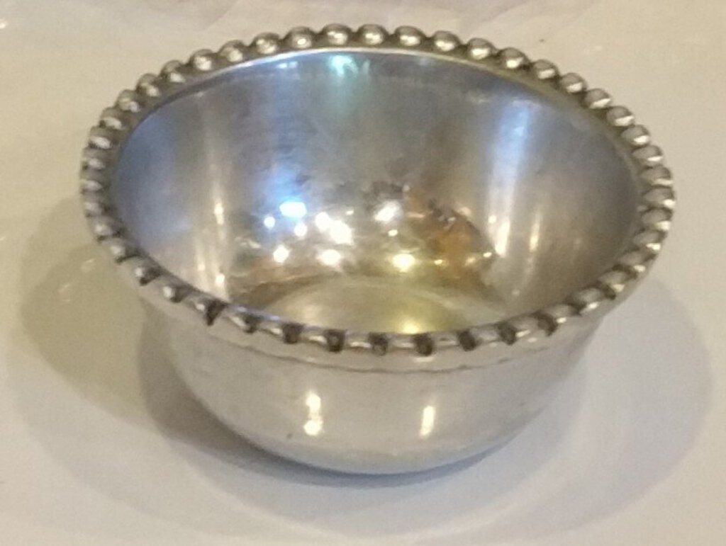 NEW Scalloped Edge Cast Aluminum Bowl