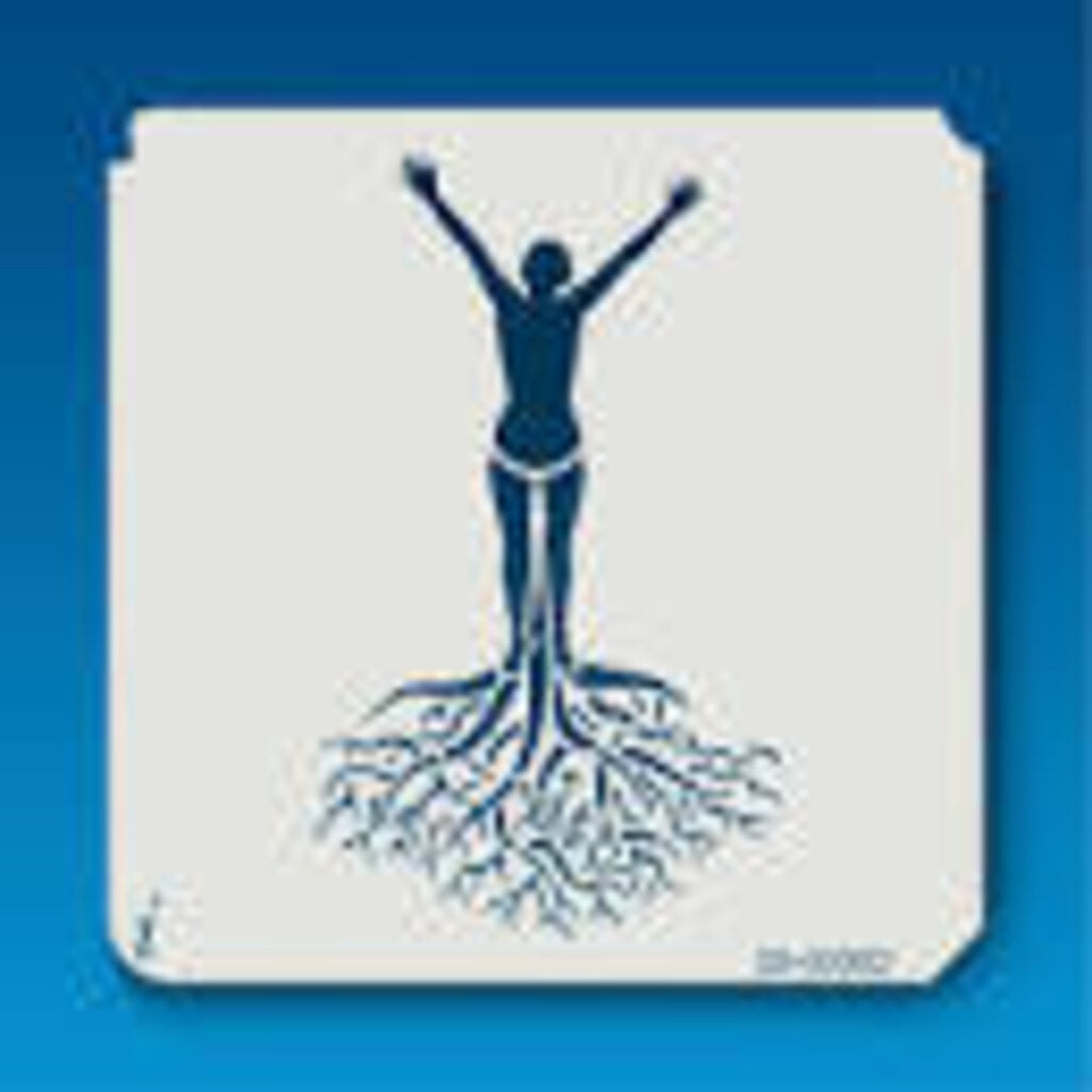 Medium Tree Pose Stencil 28-00082