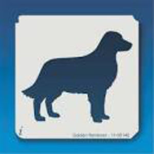 Medium Golden Retriever Dog Stencil 11-00148
