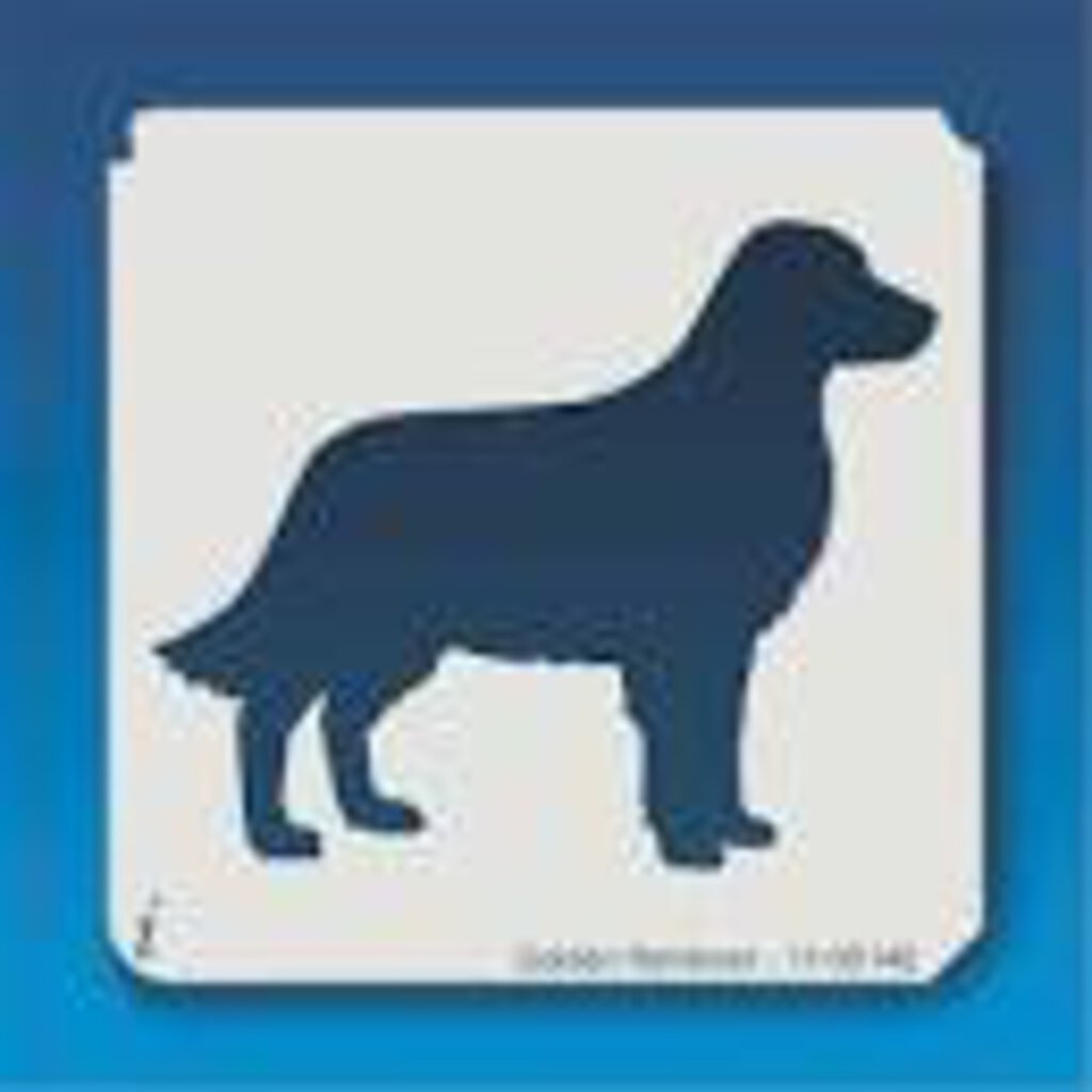 Large Golden Retriever Dog Stencil 11-00148