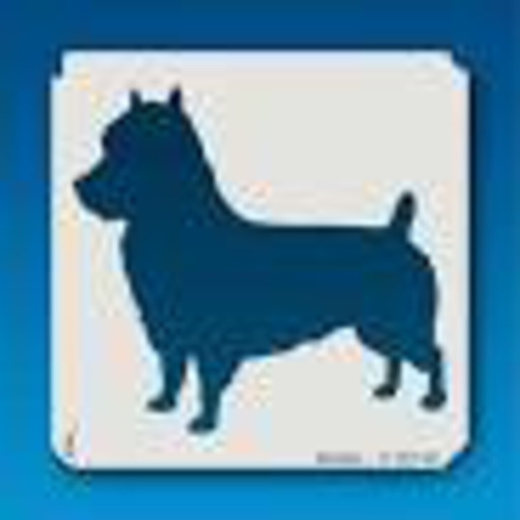 Small Westie Dog Stencil 11-00139