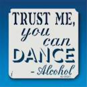 Medium You Can Dance Stencil 40-00041