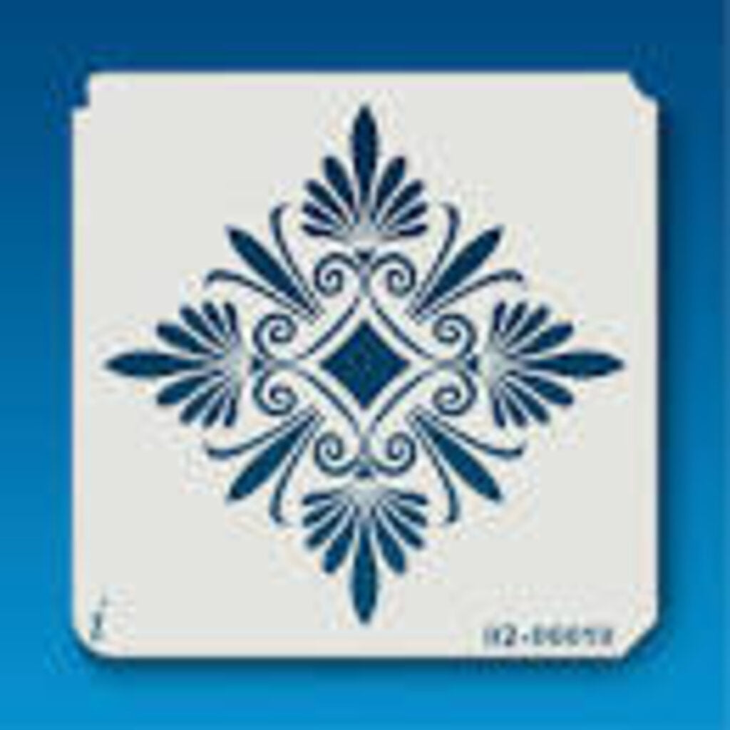 Small French Tile Stencil 02-00010