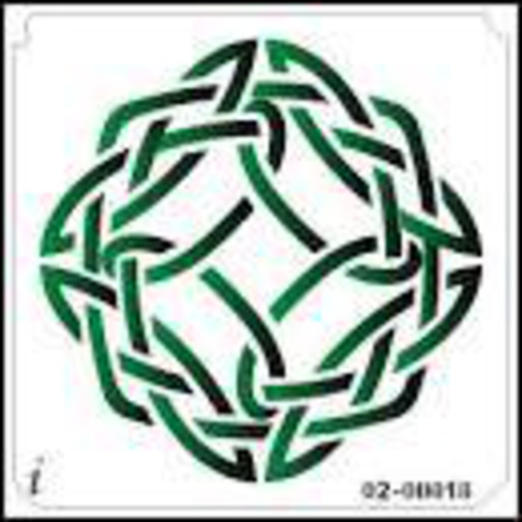 Medium Celtic Knot Stencil 02-00018