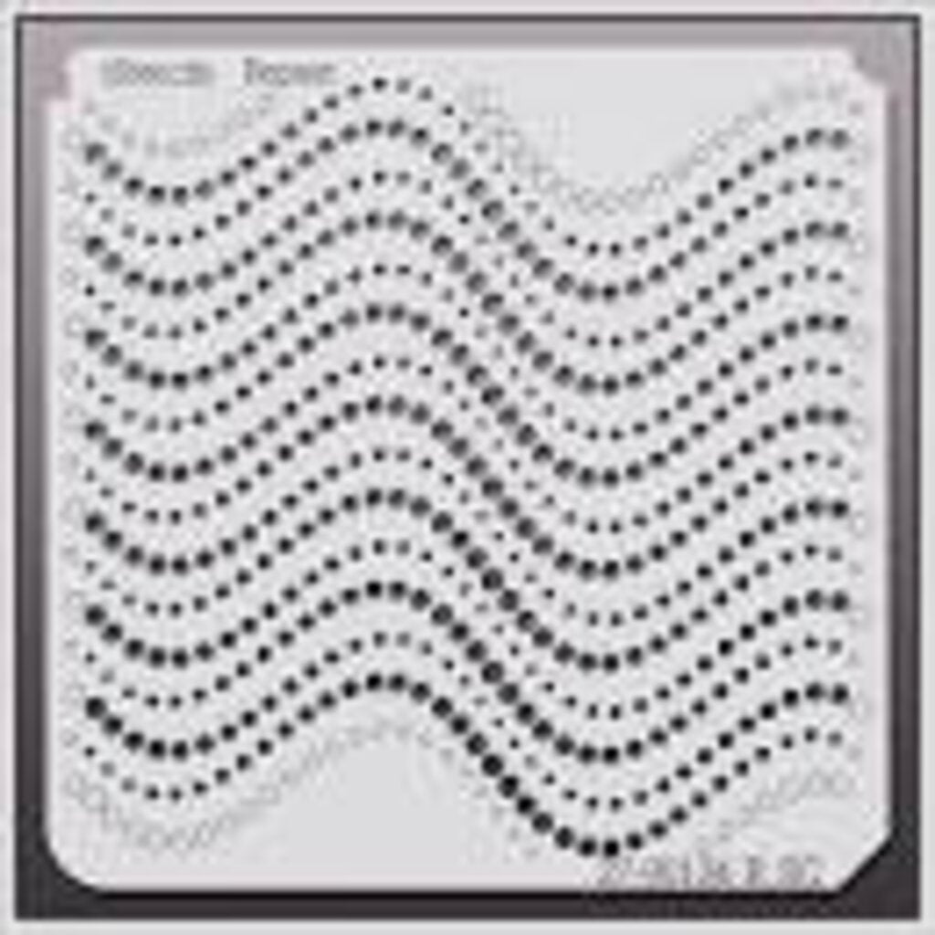 Large Wavy Dots Repeat Stencil 27-00134 R SC