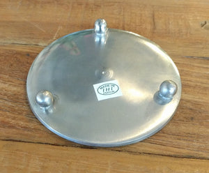 NEW 4" Cast Aluminum Footed Plate
