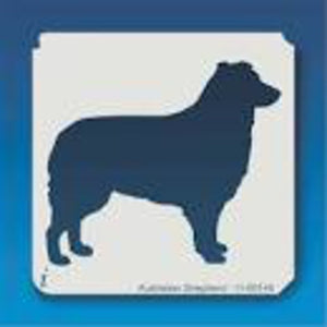 Australian Shepherd Dog Stencil 11-00146