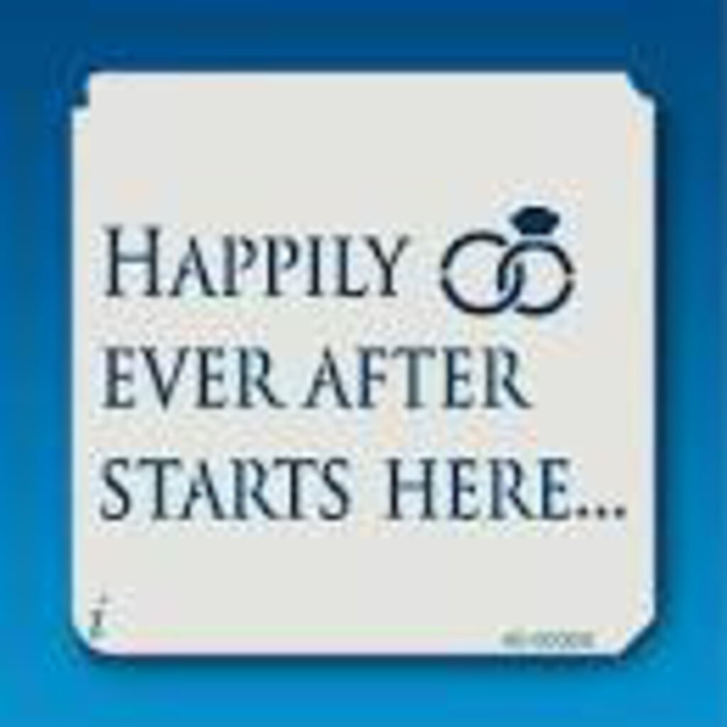 Medium Happily Ever After Stencil 40-00008
