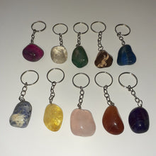 Load image into Gallery viewer, NEW Tumbled Stone Keychain
