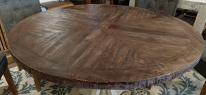 NEW Mango 48" Round Table - Washed Brown - PGI-9668-48