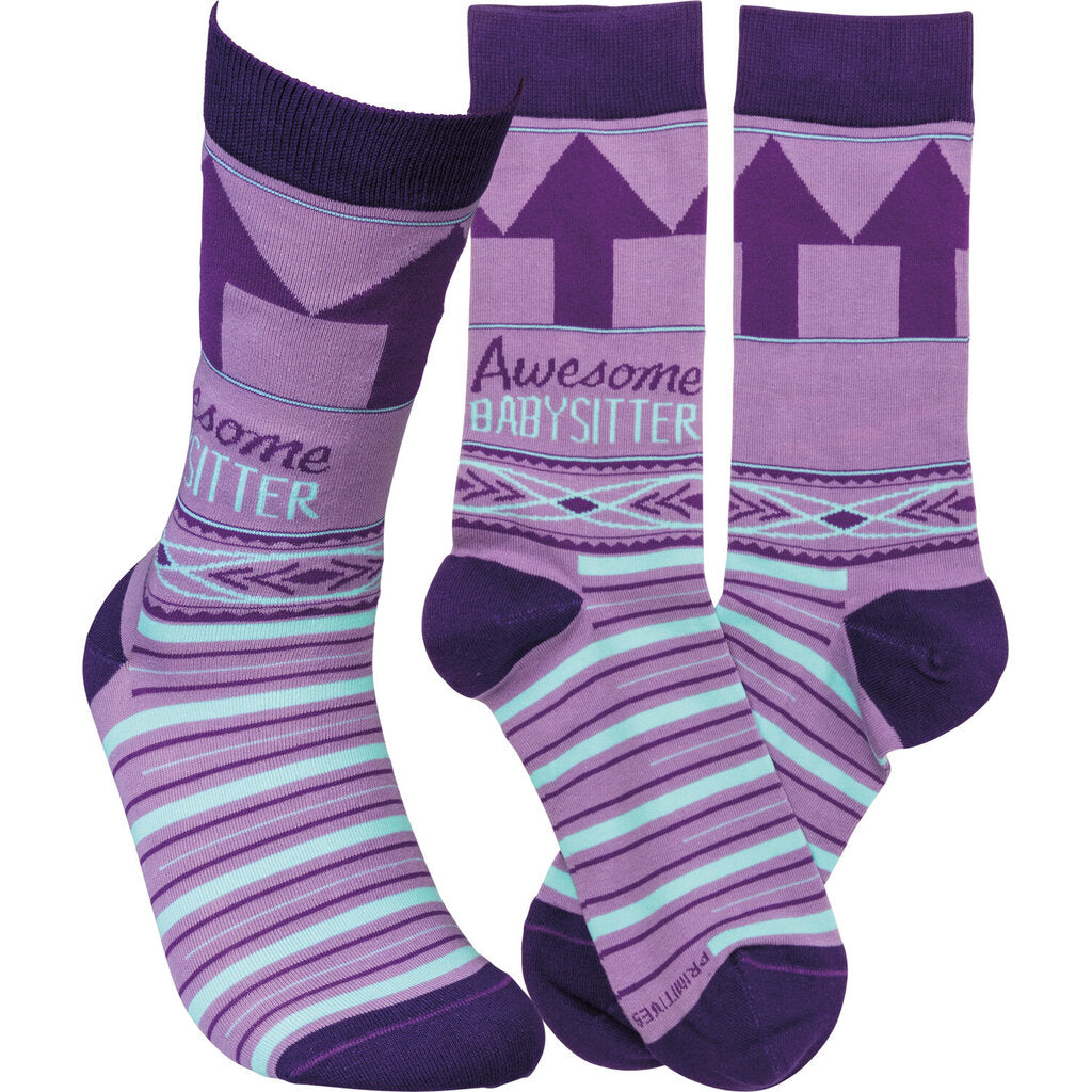 NEW Socks - Awesome Babysitter - 105947