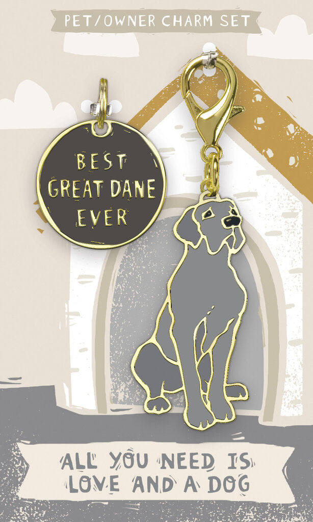 NEW Charm Set - Best Great Dane Ever - 104613