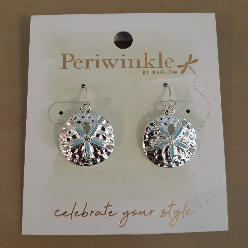 NEW Earrings - Hammered Sand Dollar 8108013