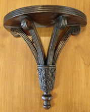 Load image into Gallery viewer, NEW Hand Carved Wood Open Wall Shelf - Thailand
