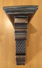 Load image into Gallery viewer, NEW Hand Carved Wood Scroll Wall Shelf - Thailand BRGCX-155

