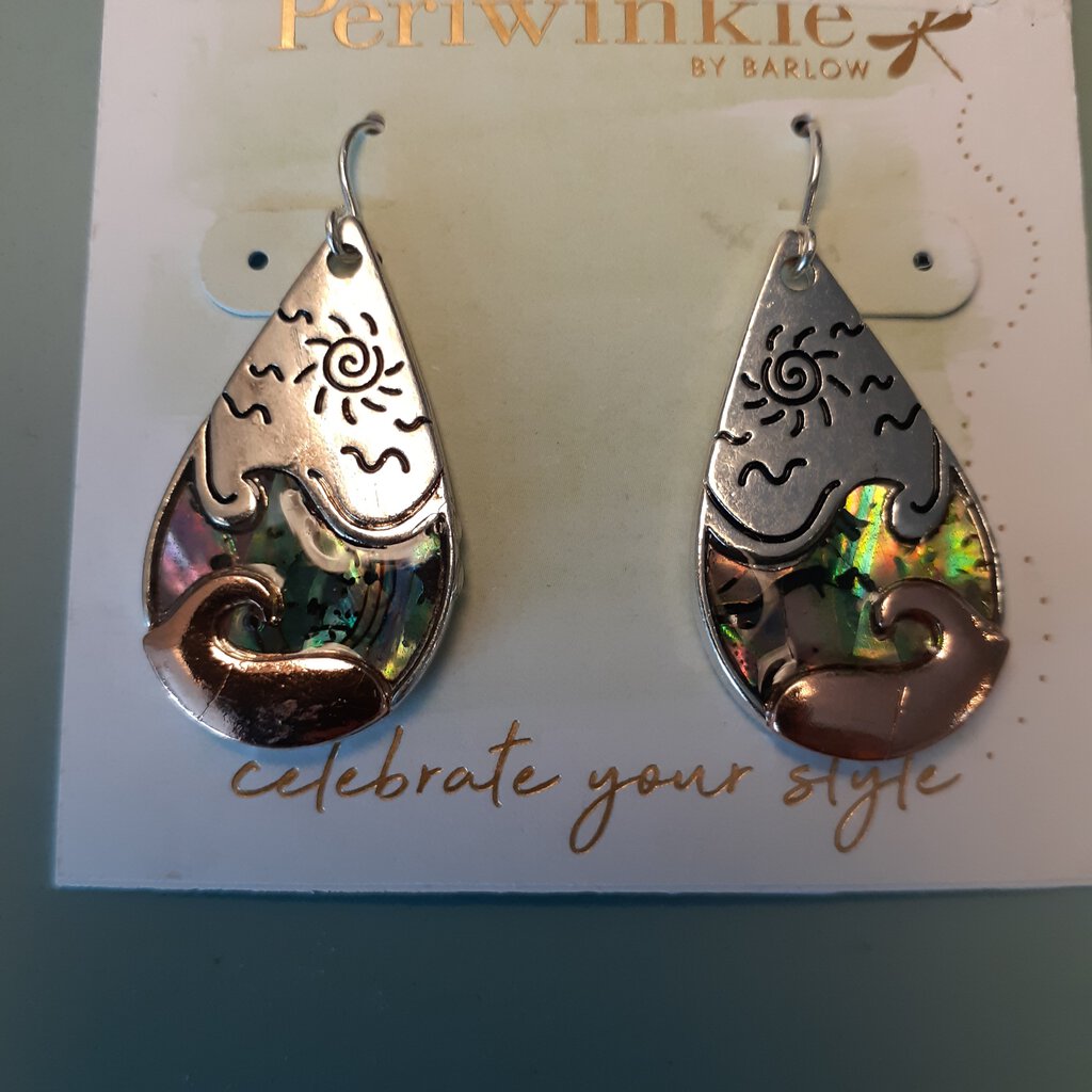 NEW Earrings - Abalone Beach Wave 8107911