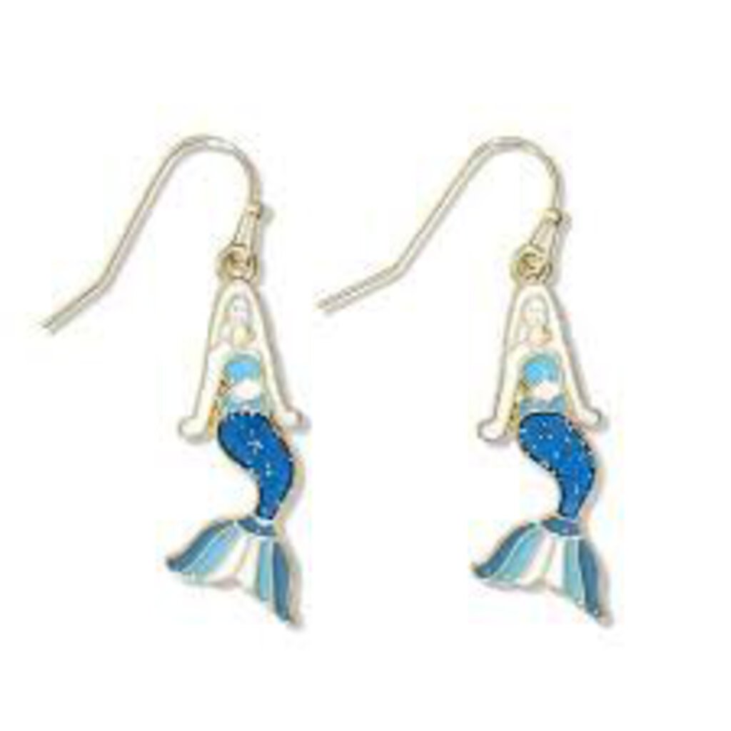 NEW Earrings - Enameled Mermaids 8108415